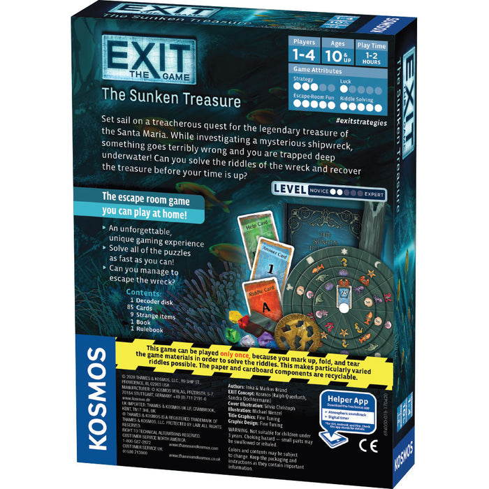 EXIT: The Sunken Treasure Games Thames & Kosmos