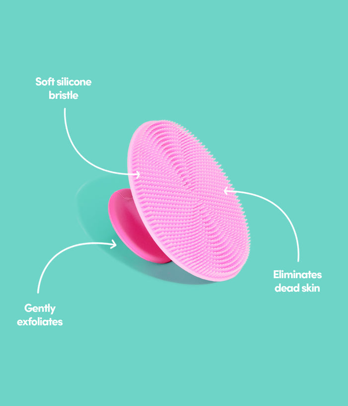 Facial cleansing gel + exfoliating brush