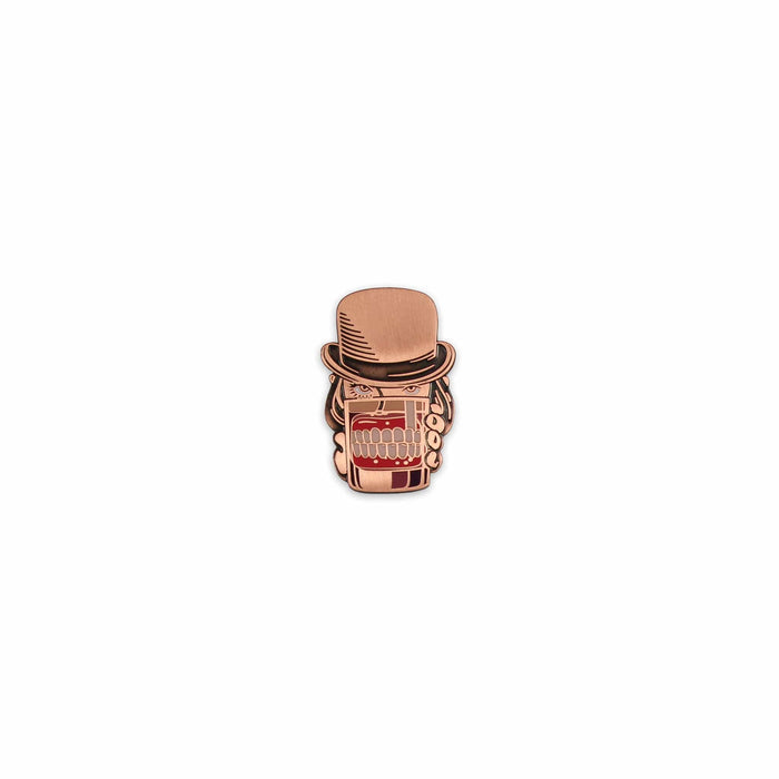False Teeth Enamel Pin