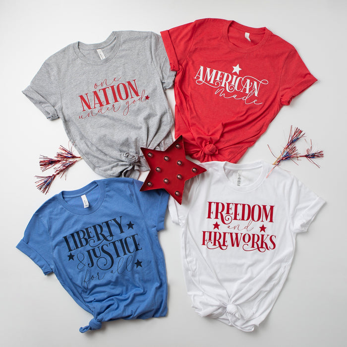 "Fan of Fireworks" July 4th T-Shirt