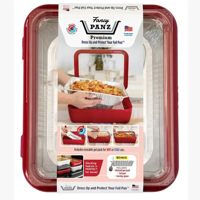 Fancy Panz - Red Half Size Pan Set