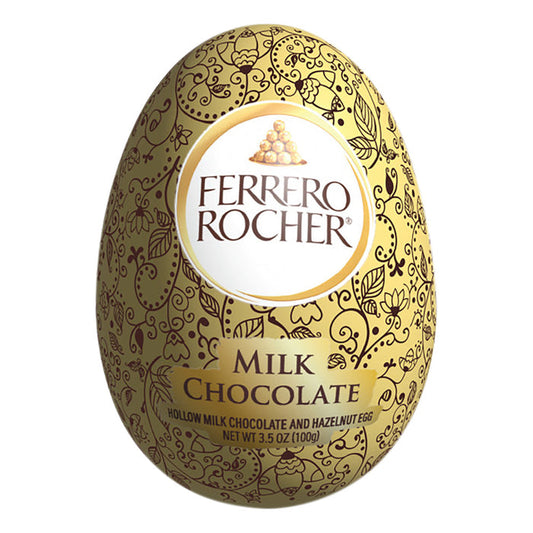 Ferrero Rocher Hollow Chocolate Egg Candy - 12 Count