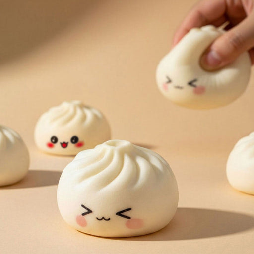 Find the Grilled Dumpling! 3 Inch Slow Rise Squishy Sensory Toy