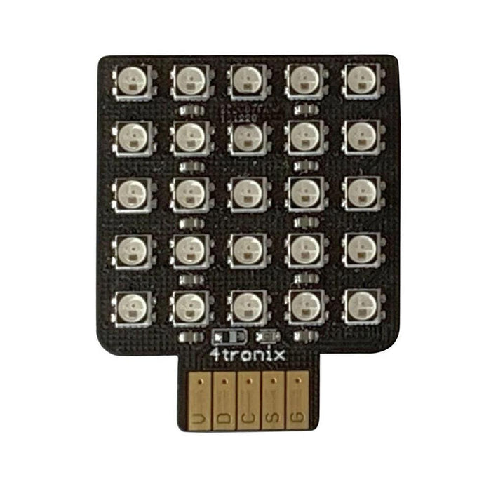 FireLED 5x5 Matrix Breakout by 4tronix - The Pi Hut
