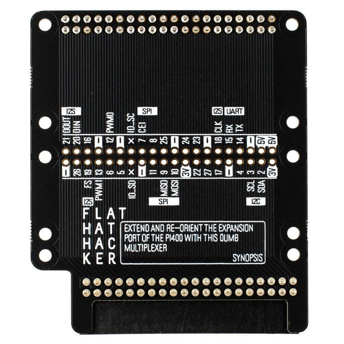 Flat HAT Hacker by Pimoroni - The Pi Hut