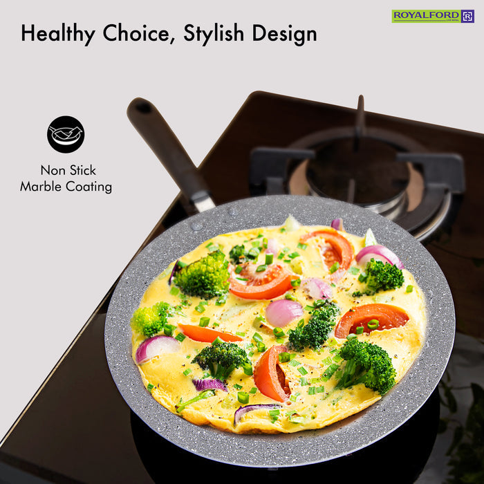 Royalford Flat Tawa Pan Pizza and Flat Bread Plate