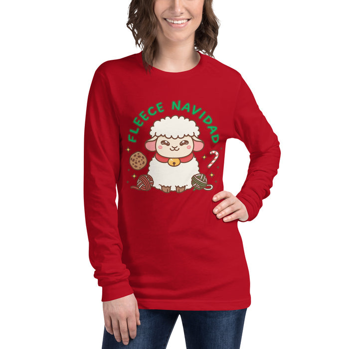 Fleece Navidad - Unisex Long Sleeve Tee