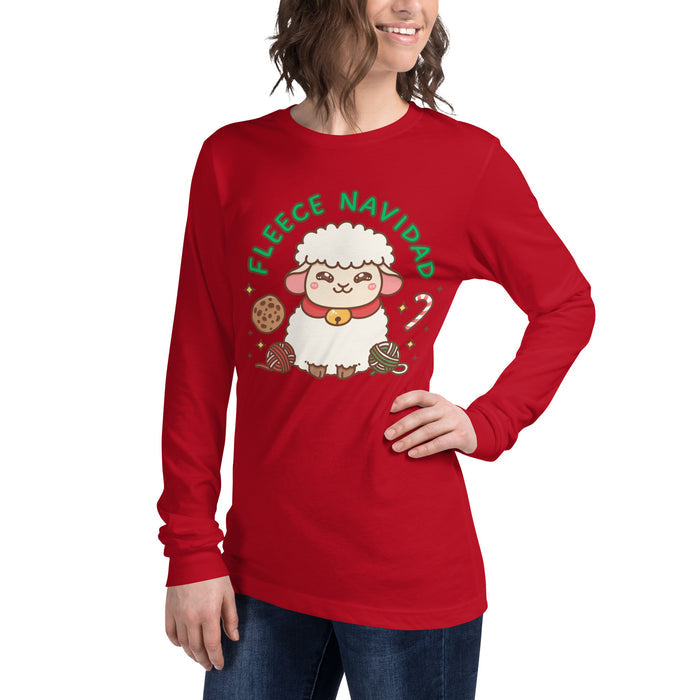 Fleece Navidad - Unisex Long Sleeve Tee