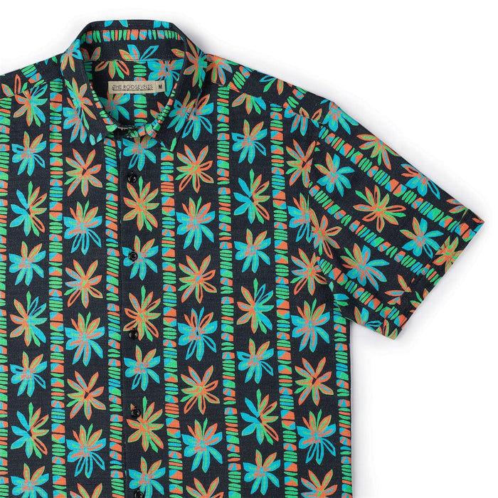 RSVLTS XXS RSVLTS Bamboo Short Sleeve Shirt Fleur-escent – Bamboo Short Sleeve Shirt Fleur-escent – Bamboo Short Sleeve Shirt
