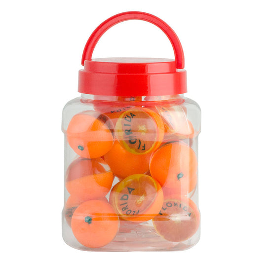 Florida Orange Bouncy Ball Toys - 20 Count Tubs