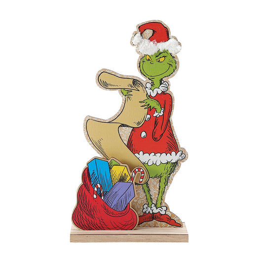 Flourish | Grinch and List Table Sitter | Decor