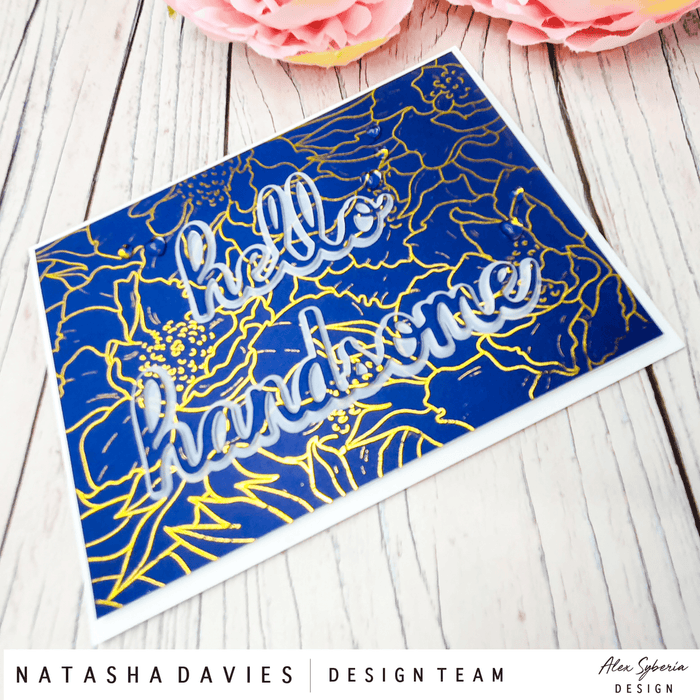 Flower Garden Digi A2 Card Panel Stamp - Alex Syberia Designs
