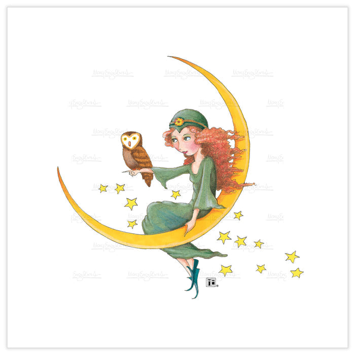 Flying on the Moon Fine Art Print