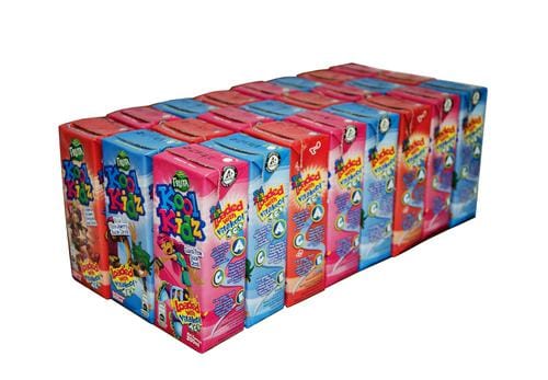 Fruit Kool Kidz Assorted Juices 24 Units / 6.8 oz Kool Kidz is high in Vitamin C, to boost immunity and contains Vitamins A and E to support your child's growing needs-370178 Hannah's Variety Store