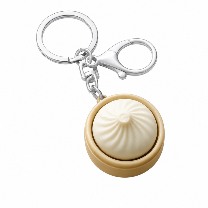 Fun Doh Dumpling Light-Up Click Fidget Keychain Sensory Toy