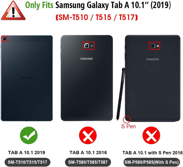 Galaxy Tab A 10.1 2019 (SM-T510/T515/T517) Slim Shell Case | Fintie