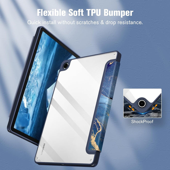 Galaxy Tab A11+/ Tab A11 Plus 11-Inch (2025) Hybrid Slim Case w/Clear Back | Fintie