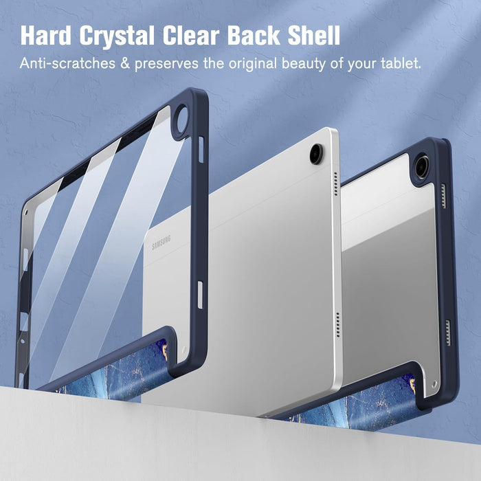 Galaxy Tab A11+/ Tab A11 Plus 11-Inch (2025) Hybrid Slim Case w/Clear Back | Fintie