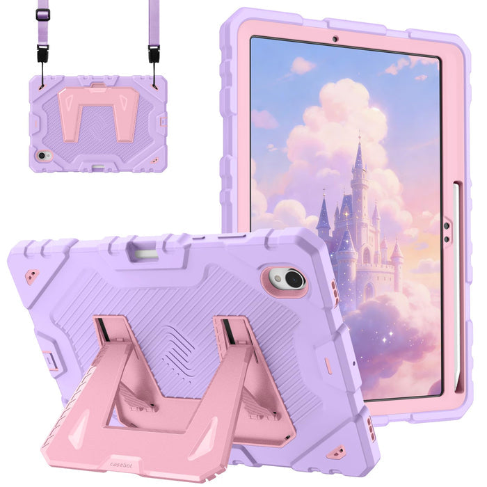 Galaxy Tab S11 5G 11" 2025 Case, [3-Layer] Rugged Kid-Friendly Case with Kickstand and Shoulder Strap | Fintie