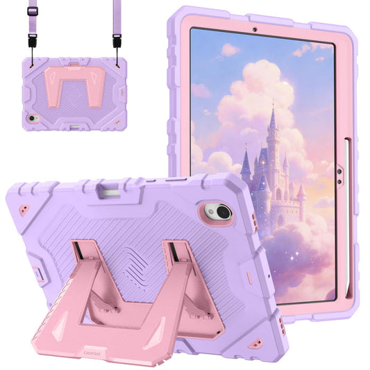 Galaxy Tab S11 5G 11" 2025 Case, [3-Layer] Rugged Kid-Friendly Case with Kickstand and Shoulder Strap | Fintie