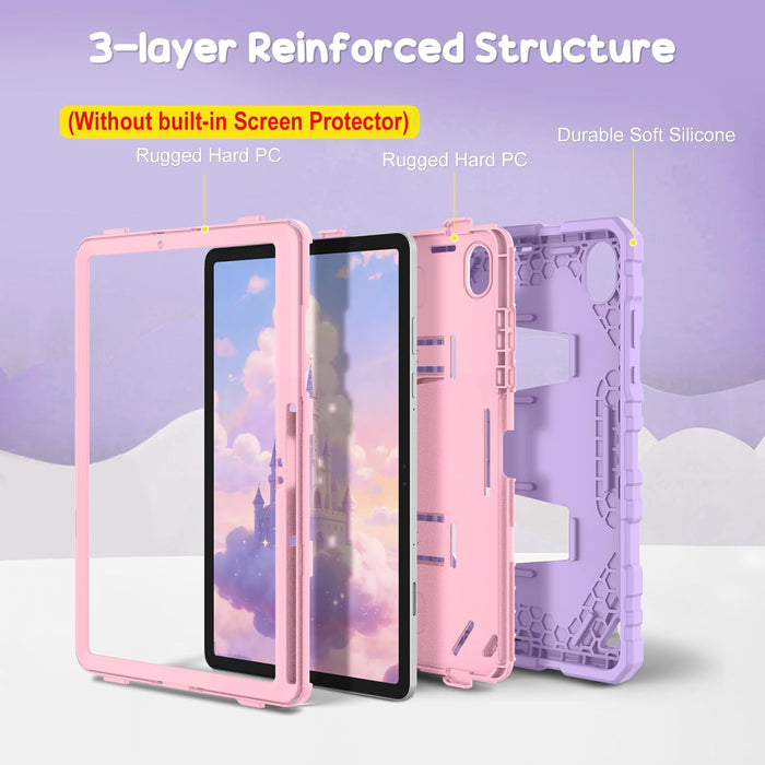 Galaxy Tab S11 5G 11" 2025 Case, [3-Layer] Rugged Kid-Friendly Case with Kickstand and Shoulder Strap | Fintie
