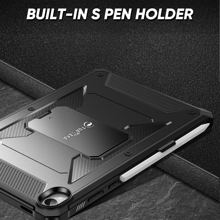 Galaxy Tab S11 5G 11-Inch 2025 Rugged Tuatara Kickstand Case w/ Pen Holder | Fintie