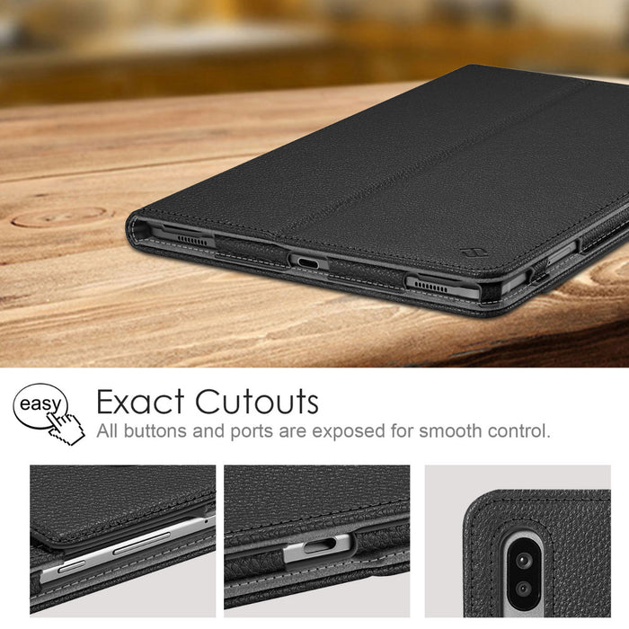 access to ports, lights and buttons with fintie case on