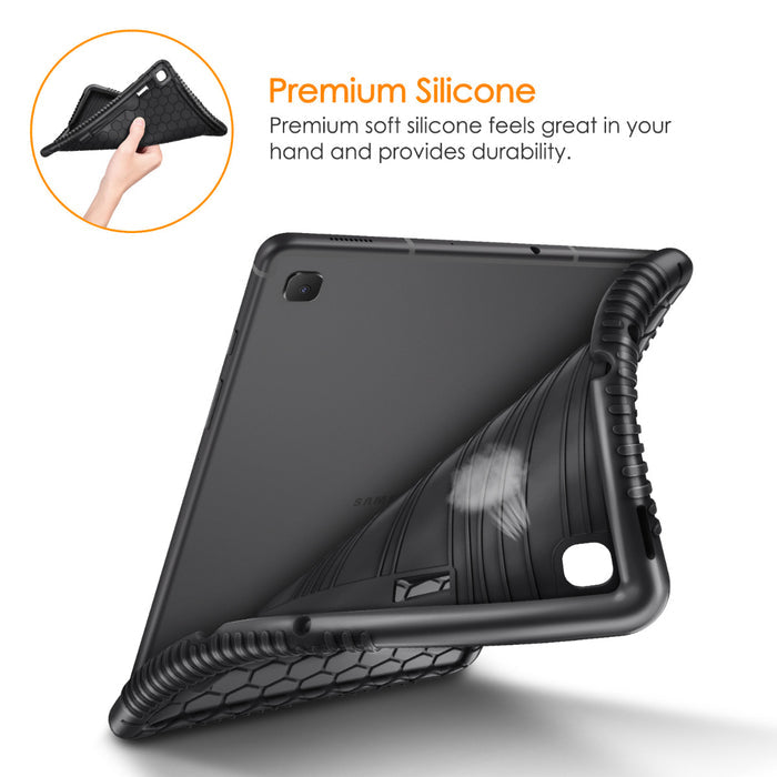 Galaxy Tab S6 Lite 10.4" 2024/2022/2020 Honey Comb Silicone Case | Fintie