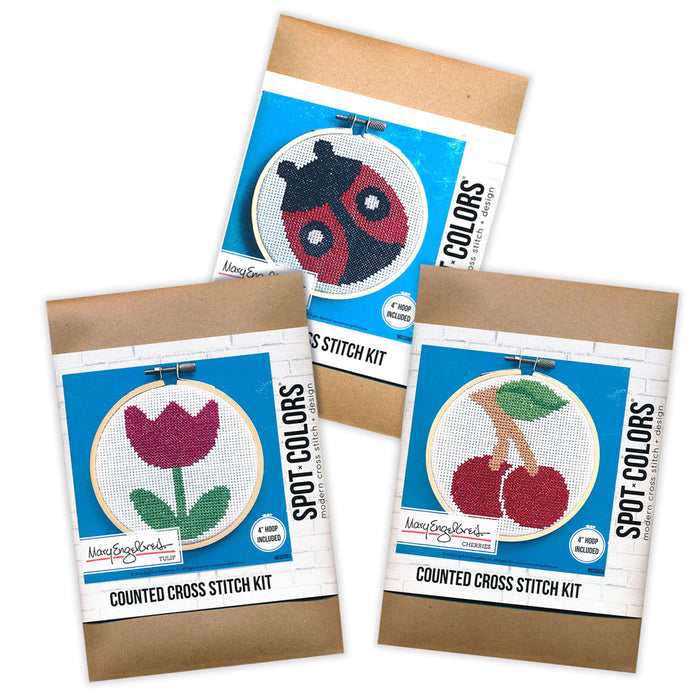 Garden Counted Cross Stitch Kit Bundle