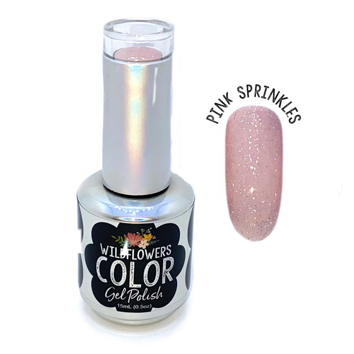 Gel Polish Sprinkles - Pink