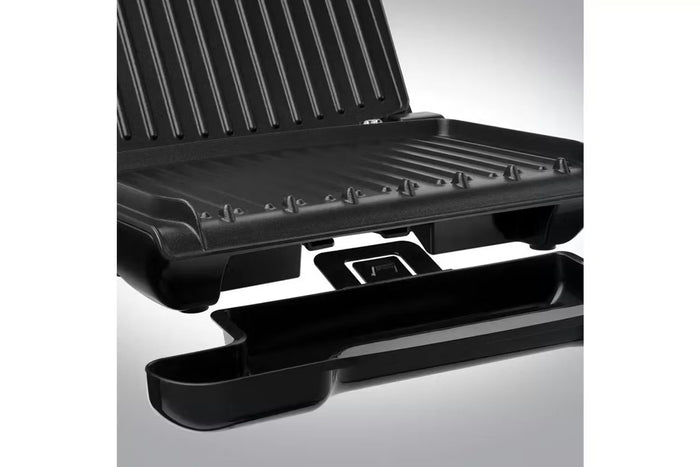 George Foreman Steel Large Grill - Black | 25052