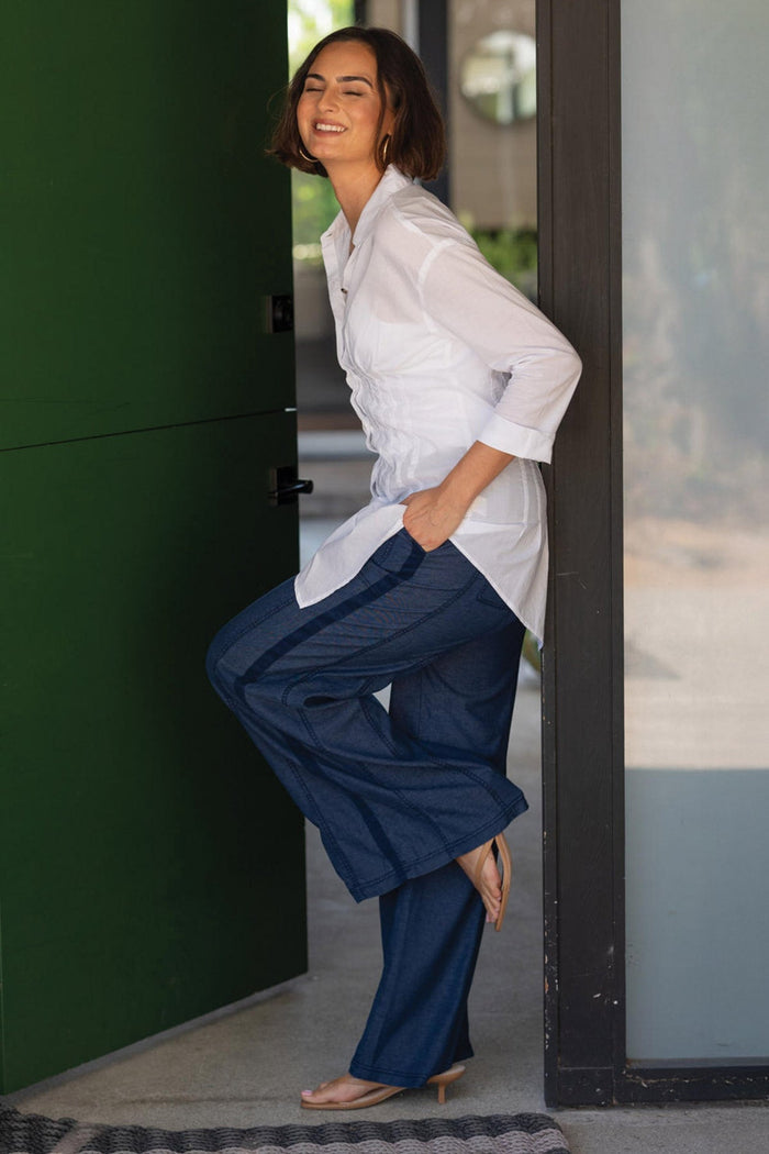 Wearables Geraldine Twill Double Seam Pant