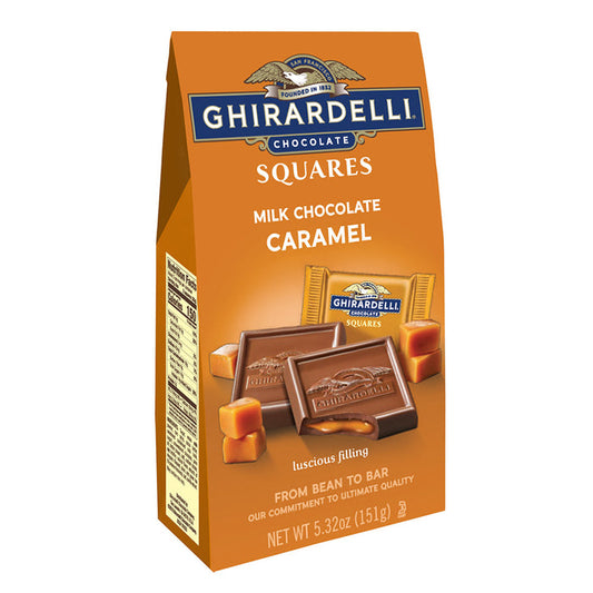 Ghirardelli Caramel Squares Milk Chocolate 5.32oz Bag - 6ct