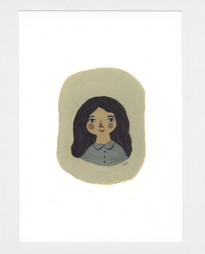 Girl a5 print