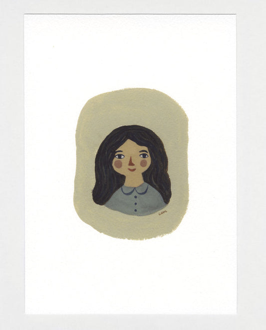 Girl a5 print