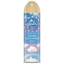 GLADE AEROSOL SPRING 22 COTTON CLOUD DREAM 8oz. - GLDAERS22CCD8 Pie's Variety Store