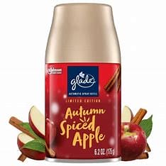 Glade Automatic Spray Air Freshener Refill AUTUMN SPICED APPLE 6.2oz - GLDAMSAFRRNB64
