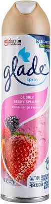 GLADE PP AEROSOL SPRAY BUBBLY BERRY SPLASH 8oz. - GLDPPAERSBBS8 Pie's Variety Store