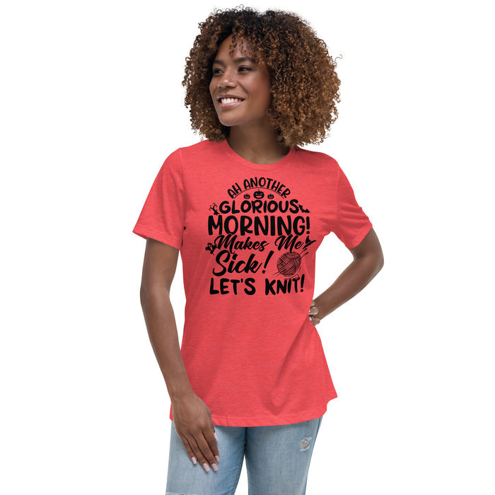 Glorious Morning - Women's Relaxed T-Shirt (black text)
