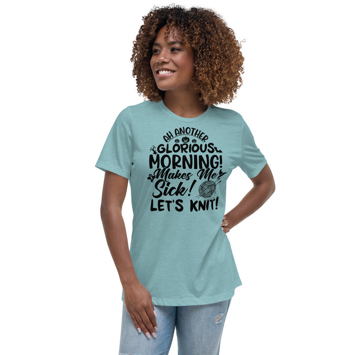 Glorious Morning - Women's Relaxed T-Shirt (black text)