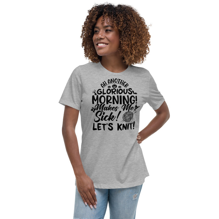 Glorious Morning - Women's Relaxed T-Shirt (black text)