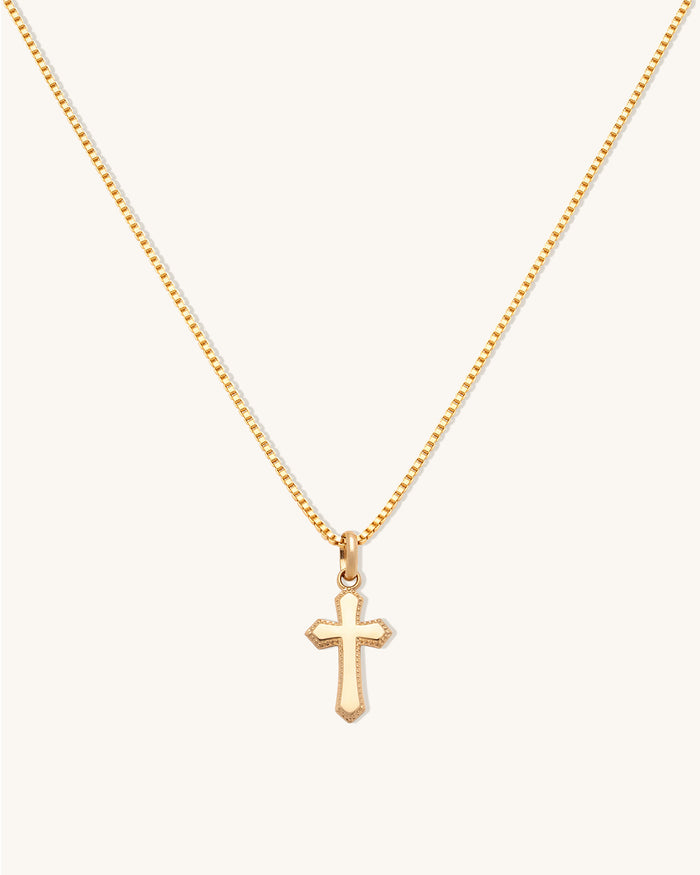Gold Cross Necklace