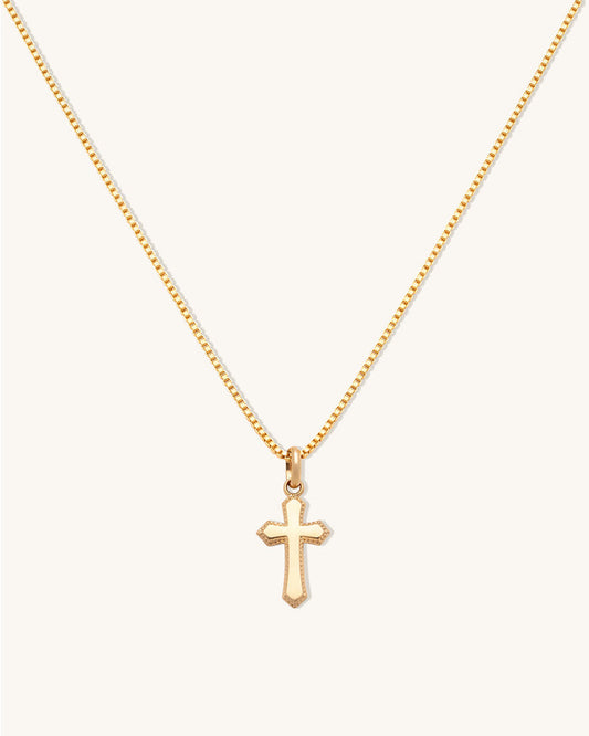 Gold Cross Necklace