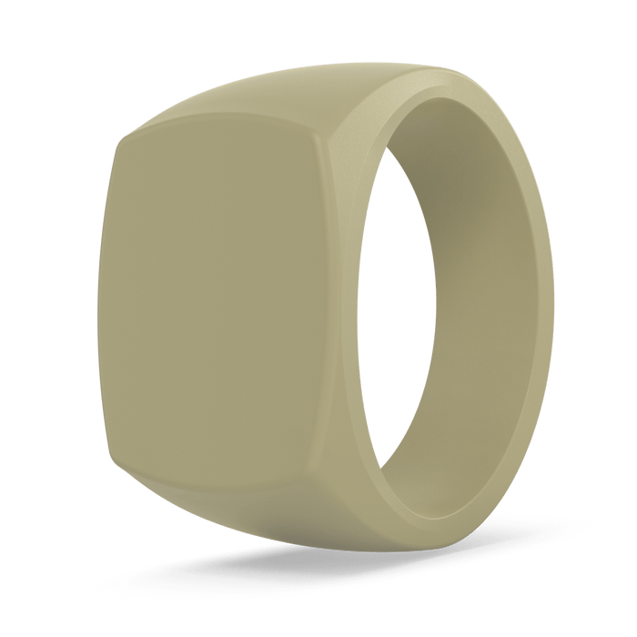 Grand Signet Silicone Ring - Desert