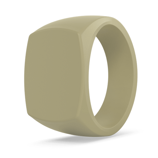 Grand Signet Silicone Ring - Desert