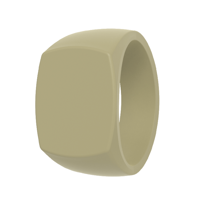 Grand Signet Silicone Ring - Desert