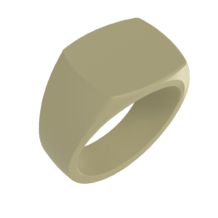 Grand Signet Silicone Ring - Desert