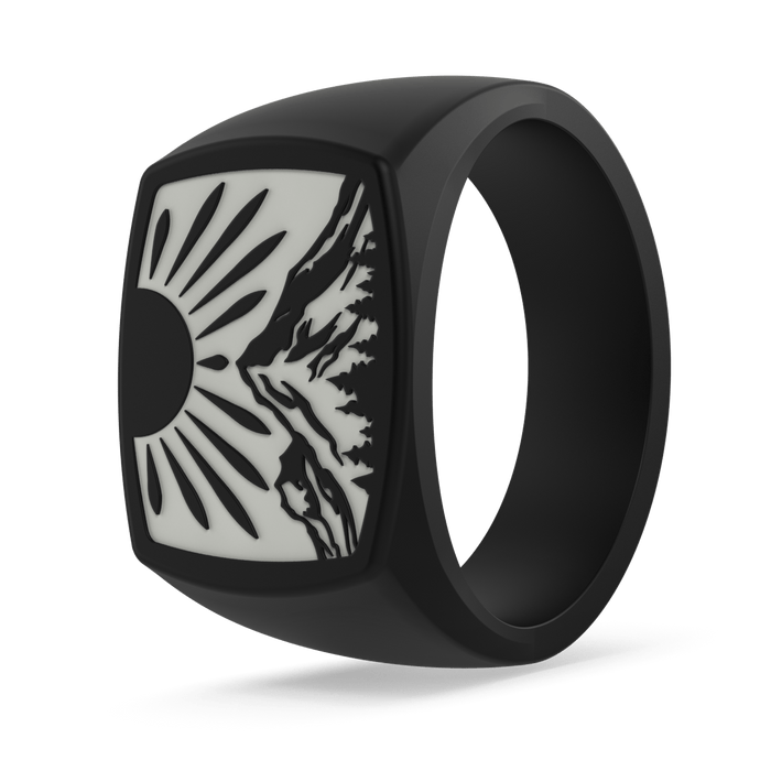 Grand Signet Silicone Ring - Sunlit Summit