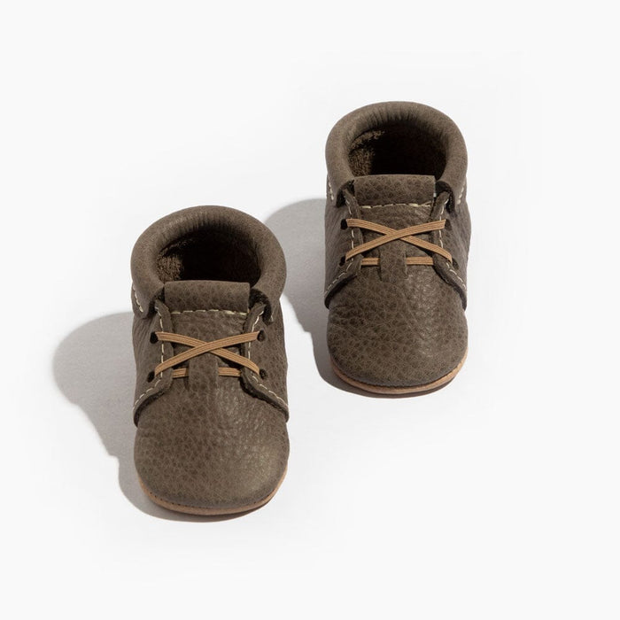 Graphite Oxford Baby Shoe Oxford Soft Sole