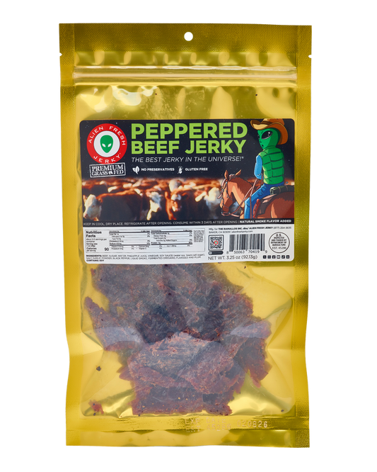 Grass-Fed Peppered Beef Jerky